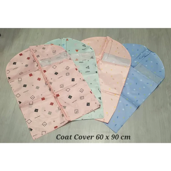 Coat Cover Printed Clothing Dust Cover Colorful Suit Protector Bag Closet Garment Cover - Image 2