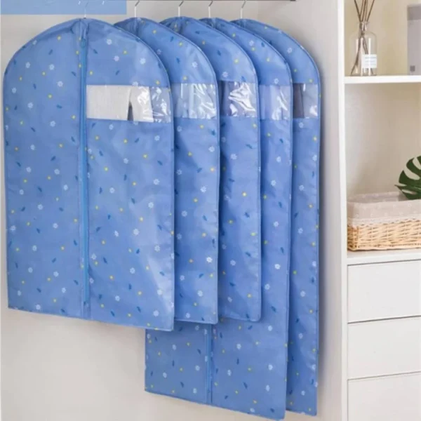Coat Cover Printed Clothing Dust Cover Colorful Suit Protector Bag Closet Garment Cover - Image 3