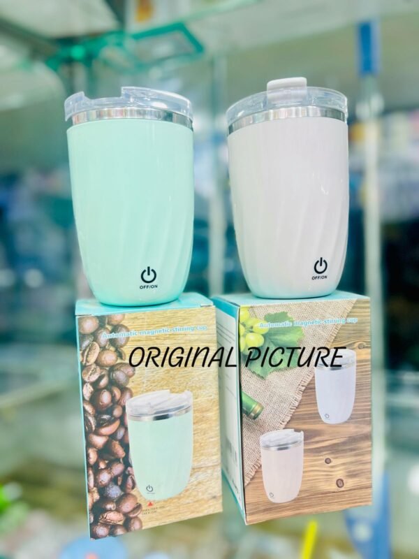 Automatic Coffee Stirring Mug Rechargeable Milk Mixing Cup Electric Stainless Steel Lazy Rotating Mug Magnetic Stirring Cup - Image 4