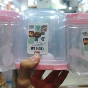 New Arrival  Capto Multipurpose storage Jar  (Pack of 3)  (Small Size)  Capacity : (825ML)   3 Pcs set🌟☑️💫  Random Colours💫💫