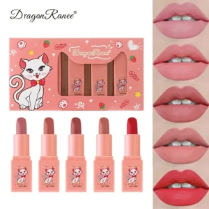 Dragon Ranee 5Pcs Matte Lipstick Set 999