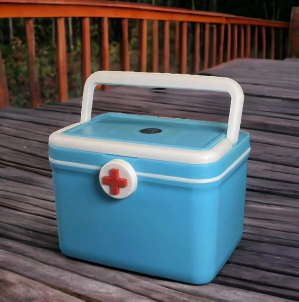 Plastic first Aid Medicine Box Organizer With Tray🤩  Rs 420/– Each 💫🌟 Random Colours💫💫 - Image 4