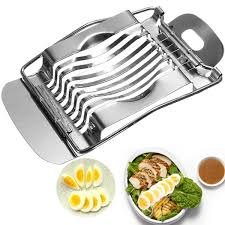 stainless steel boiled egg slicer section cutter