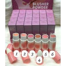 Hudamoji Blusher Powder Stick 6 Color Set  2200