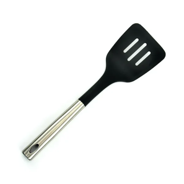 1Pc Plastic Non-stick Slotted Spatula - Image 2