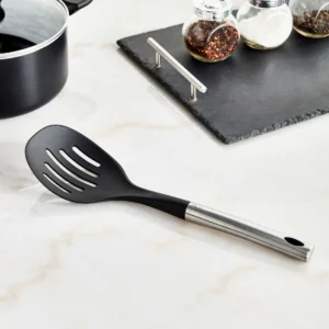 1Pc Plastic Non-stick Slotted spoon