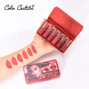 Color Castle Flower Matte Lipstick 6Pcs Pack Sale priceRs.999