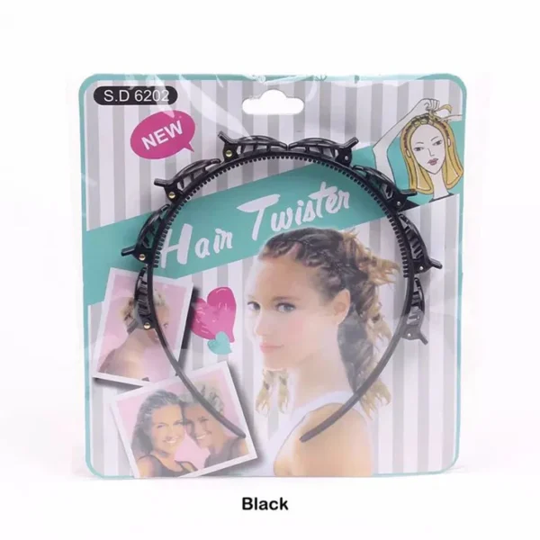 Hair Twister Headband with 8 clips - Image 2