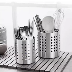 Set Of 2 Stainless Steel Chopsticks Holder Cage p