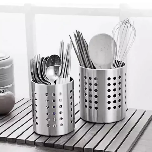 Set Of 2 Stainless Steel Chopsticks Holder Cage p