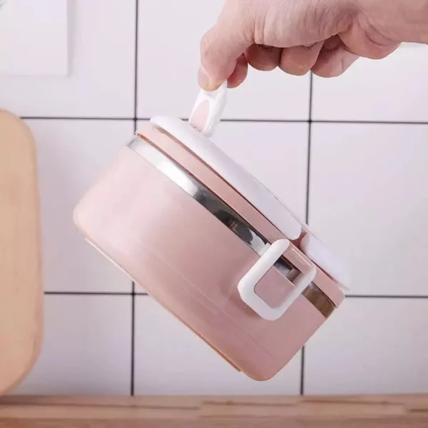 2 Layers Stainless Steel Lunch Box p - Image 3