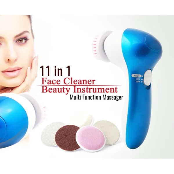 11 in 1 Face Deep Cleanser Callus Remover & Massager Set 1500