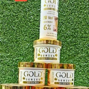 5 pcs gold facial kit  + polish 120 ml rs 2300