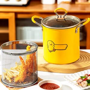 2L Deep Fryer Pot With Lid & Basket ideal 4500