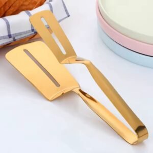 1PCS Golden Stainless Steel  Tong  350