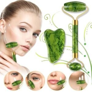 2 in 1Facial Beauty - Pack Of Jade Face Roller  rs 350