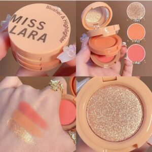 3 In 1 Matte Highlighter & Blush Palette Kit  500