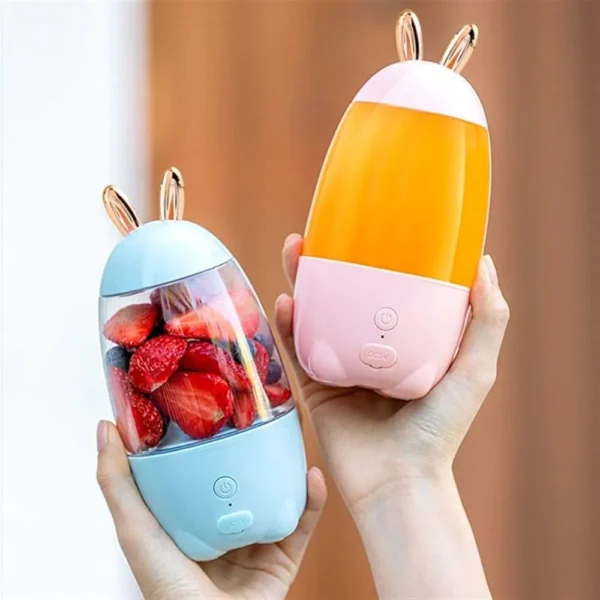 Rabbit Ear Portable USB Electric Juicer Fruit Mixer Blender 2350
