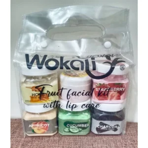 Wokali 5 Steps Fruits Facial Kit With Lip Care Sale priceRs.1,699