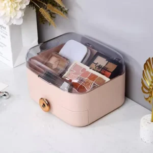 Multipurpose Cosmetic Box With Cover Display Case With Drawer 2100  f & F