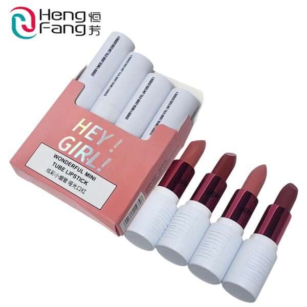 heng Fang New Hey Girl Metal Tube Lipstick set 350 - Image 2