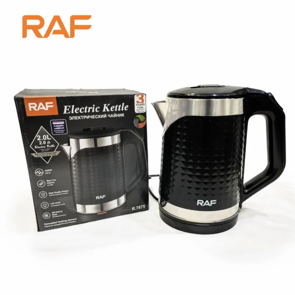 Automatic Electric Kettle 2L R.7875 – Cool To Touch & Stainless Steel – 2000W 2800