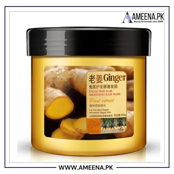 Bioaqua Ginger Hair Mask For Dry Damaged Hair 500g  999