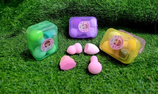 Brush + blender puff tiffin Rs350