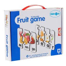 Fruit And Human Body Puzzel Cards 12pc Set 880