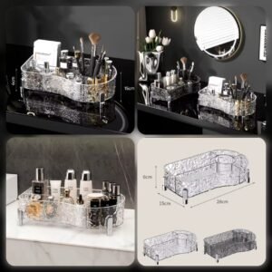 Glacier Makeup with Brush Holder @900  (Random Colours) Premium Quality