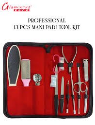 Glamorous Face 13 Pieces Professional Mani Pedi Tool Kit 1400