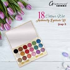 Glamorous Face 18 Color Wet Makhmally Eyeshade Kit 1000