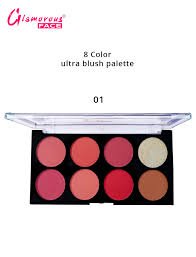 Glamorous Face 8 Color Ultra Blush on Palette 999