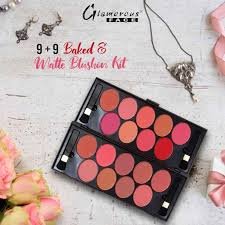 Glamorous Face 9+9 Baked & Matte Blushon Kit 2050