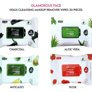 Glamorous Face Cleansing Makeup Remover Wipes 30 Pieces 240 each