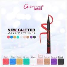 Glamorous Face Glitter Marker Liner New 250