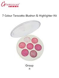 Glamorous Face Highlighter & Blusher Palette (7 Colors) – Glow & Flush in One 900