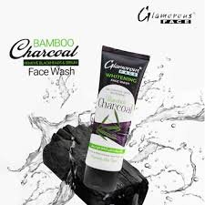 Glamorous Face Oil Control Whitening Bamboo Charcoal Face Wash 100gm 375