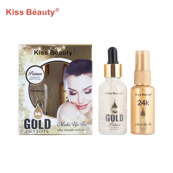 Kiss Beauty 2 in 1 24K Gold Make Up Primer And Fixer Regular priceRs.950