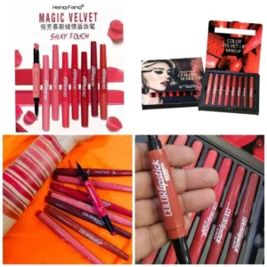 hang fang 8 pcs lipistik and lip linear 2 in one set rs 1700