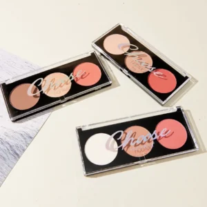 Hudamoji 3in1 Kit Highlighter, Blushon & Contour  600