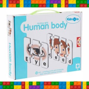 Human Body Puzzel Cards 12pc Set 880