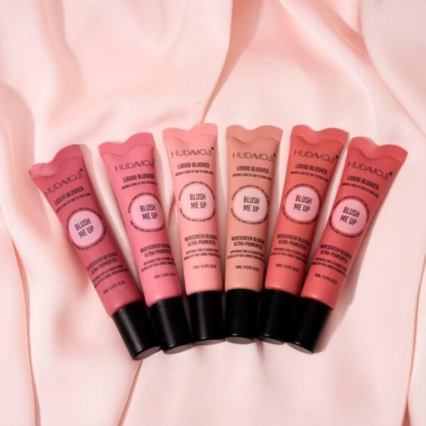 huda mouji blusher 6 pcs set rs 1250 - Image 3