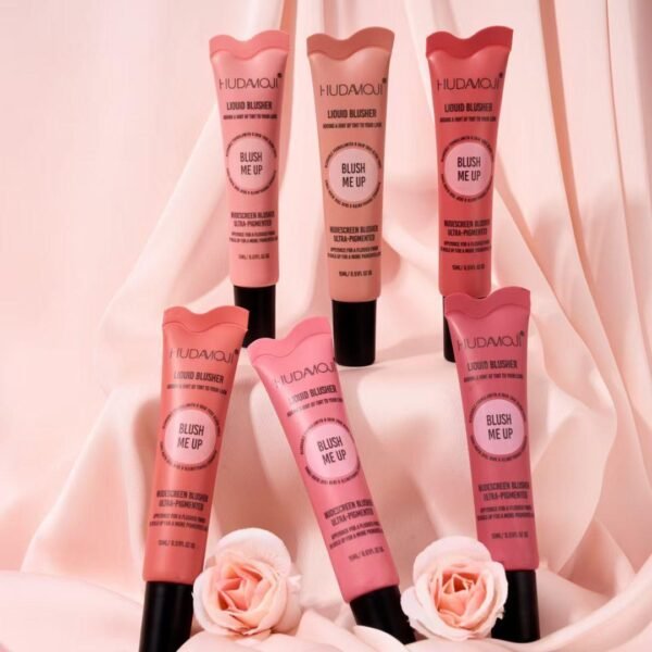 huda mouji blusher 6 pcs set rs 1250 - Image 4