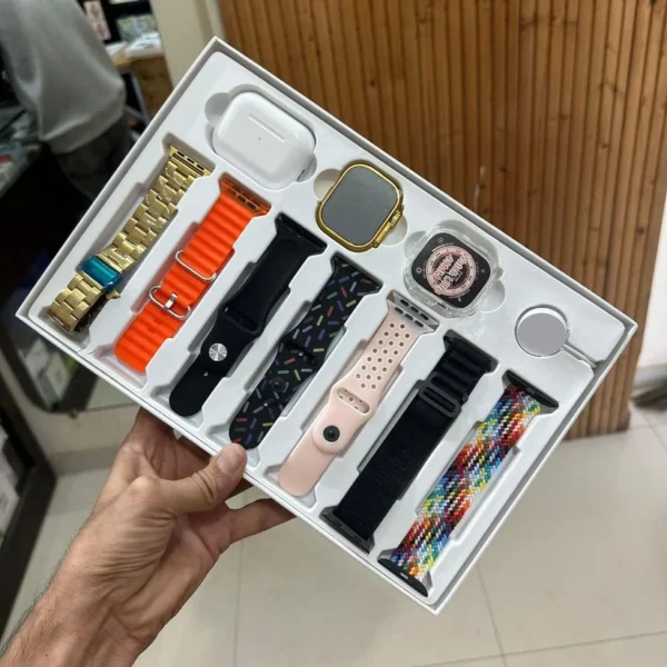 I20 Ultra Smart Watch With Earbuds And 7 Strap - Image 4