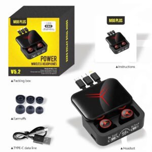 M88 Plus TWS Wireless Bluetooth Earbuds 1100