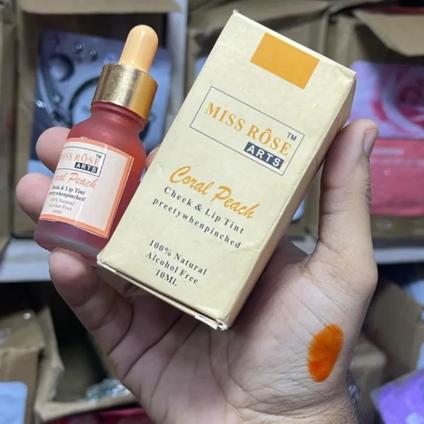 Miss Rose Lip & Cheek Tint Coral Peach  650