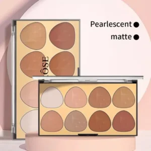 Miss Rose New 8 Colors Contour Palette 1100