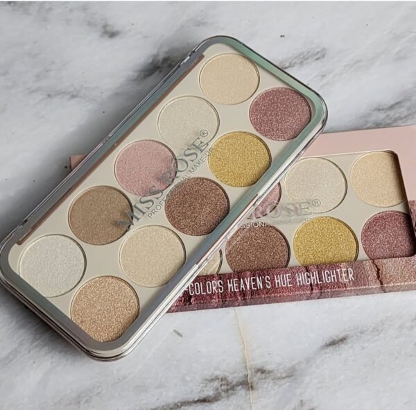 Miss rose 10 color Highlighter Pallet  1050