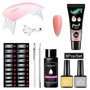 Nail Art UV Quick Extension Poly Gel Nail Kit  2300